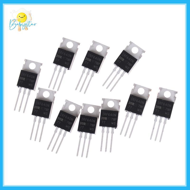 [Inthehot-t] 10 ชิ้นใหม่ IRF640 IRF640N Power mosfet 18A 200V TO-220 [ใหม่]