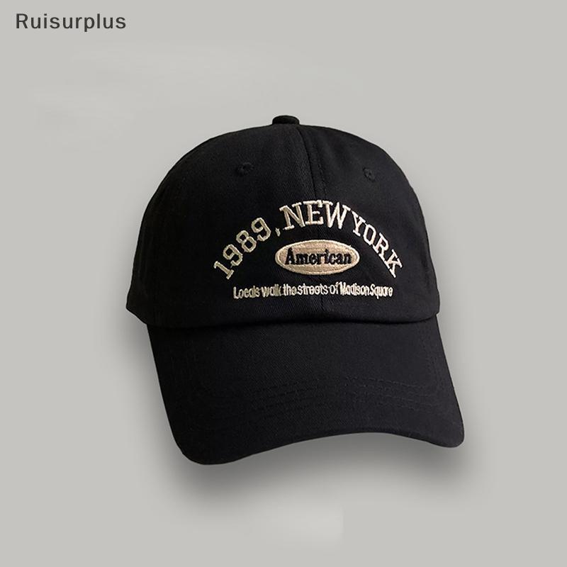 [Rui-t] หมวกเบสบอลปรับคู่ผู้ชายและผู้หญิงแฟชั่นฮิปฮอปเกาหลีหมวกหมวก Topi Unisex