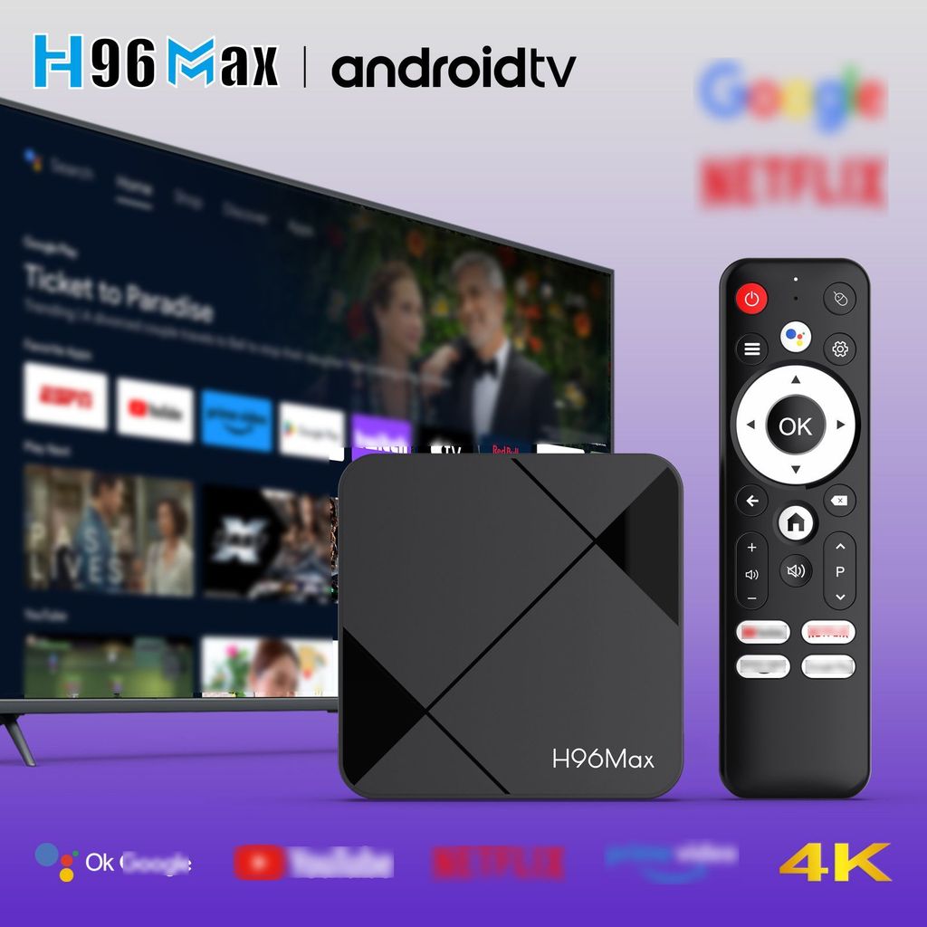 สไตล์ใหม่ H96MAX RK3518 tvbox wifi6 Android 14 Dual Band 4K Bluetooth HD Player