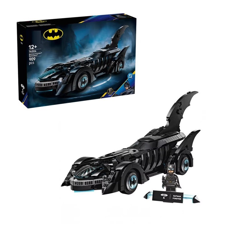 ใช้งานร่วมกับ Lego Building Blocks 76304 Batman Superhero Series Batmobile ประกอบของเล่นชุดประกอบ T