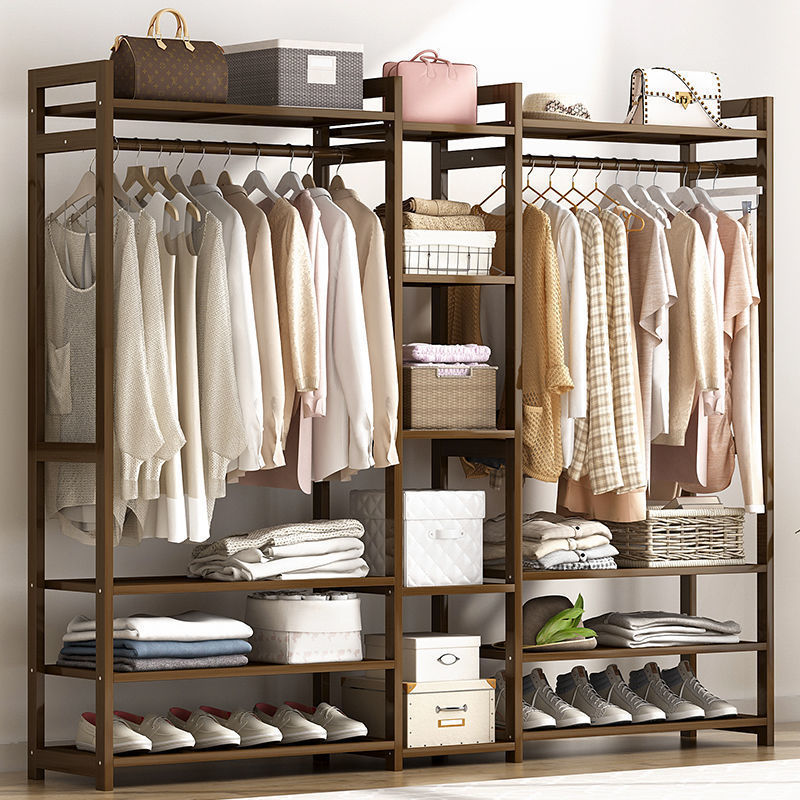 ตู้เสื้อผ้า Simple Assembly Hanger ชั้นชั้นเก็บตู้ Locker ตู้รวมชั้นเก็บห้องนอน E-Commer