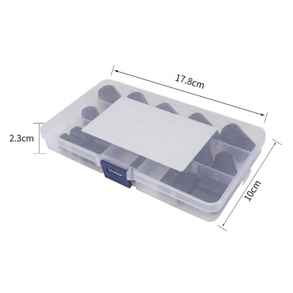 Clip-on Ferrite Snap-on Design EMI/RFI Filtering การตอบสนองความถี่กว้าง