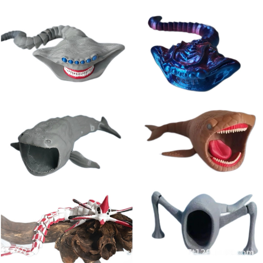 Sea Eater Universe ปลาสีแดง Deep Sea Beast Sea Monster รุ่น 3D Joint Movable จําลอง Sea Monster ของเล่นของขวัญ 26.4.17 ราคา ถูกที่สุด ดีลบีเคเค แกลเลอรีภาพที่ 5