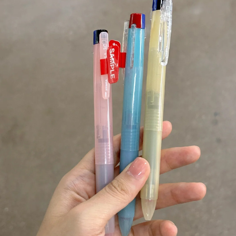 Japan ZEBRA ZEBRA J3J5 Limited color Linded color Module ปากกาเจล 3 สี ปากกาใน 1
