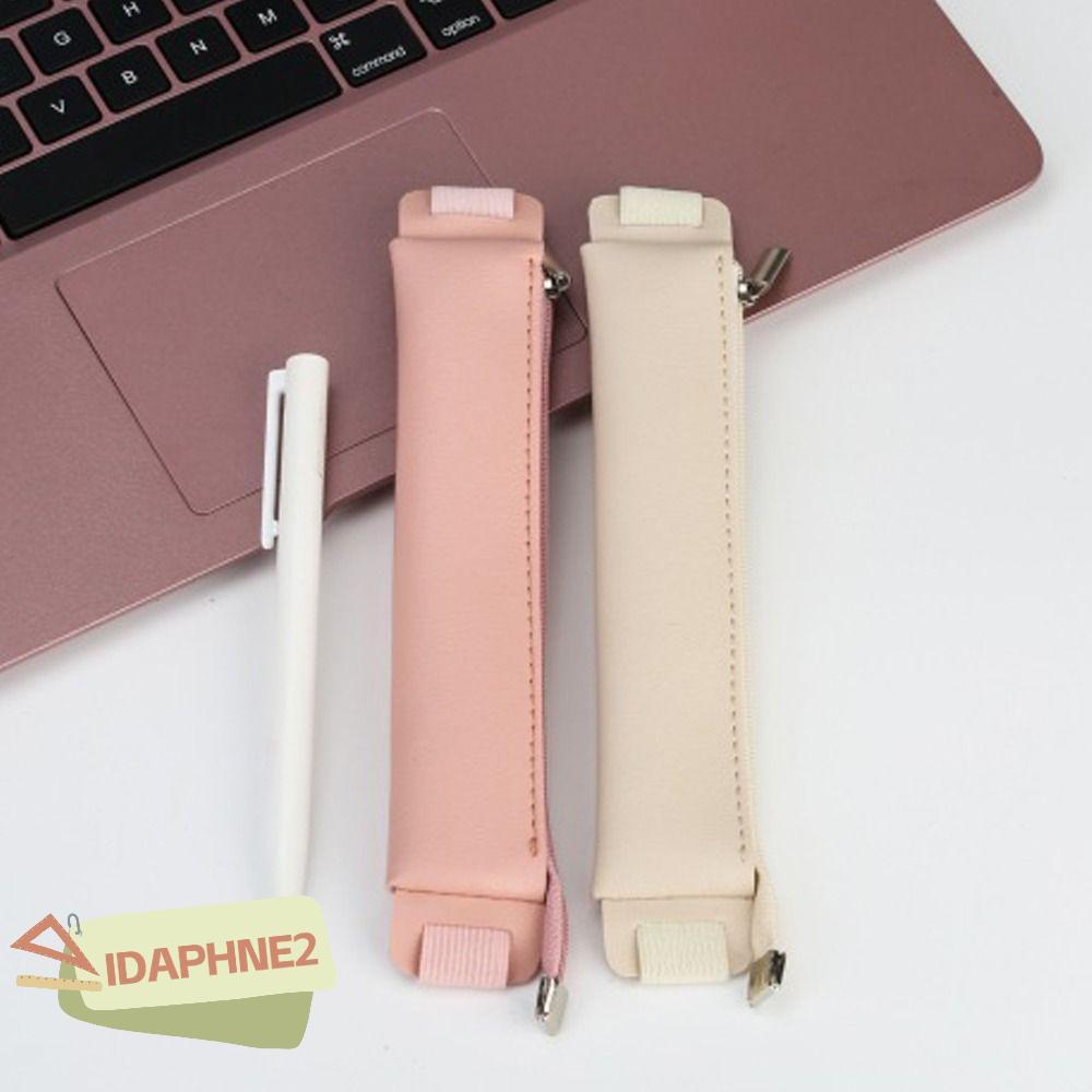 IDAPHNE2 คลิปปากกา กระเป๋าใส่ปากกาพกพาหนัง Pu น้ําหนักเบา