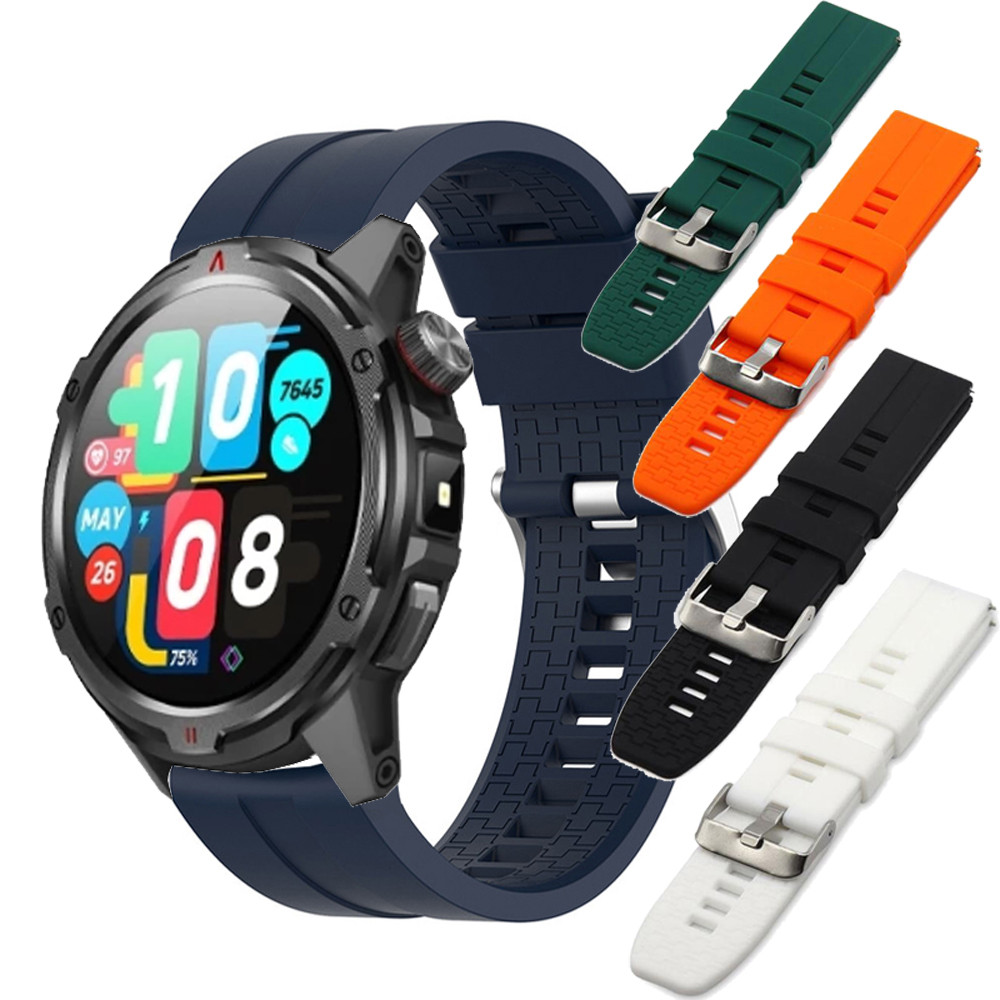 Aolon TETRA R4 สมาร์ทนาฬิกาซิลิโคนสําหรับ Aolon TETRA R4 สมาร์ทนาฬิกา SmartWatch Band เปลี่ยน WristB