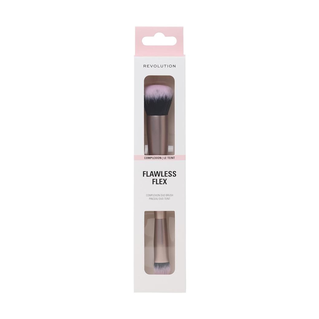 การปฎิวัติ, แปรงหน้า Flex Duo, แปรงแต่งหน้าแบบ Dual-Ended สําหรับรองพื้น, คอนซีลเลอร์, หรือแป้ง, เสร