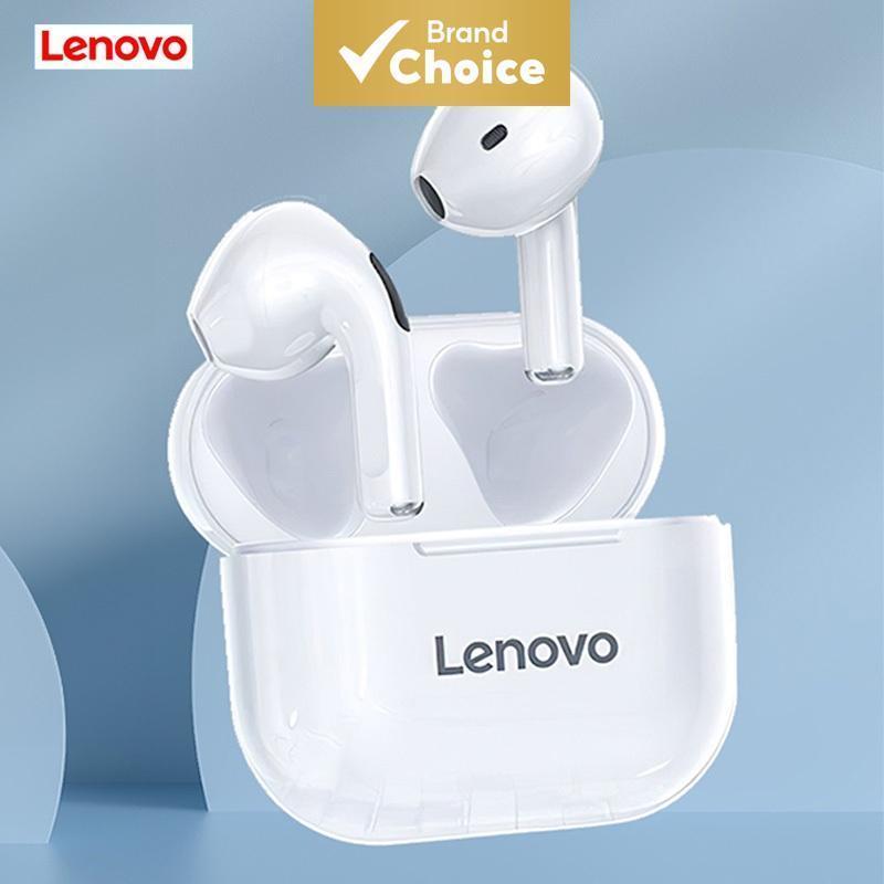 Lenovo Lp40 หูฟังบลูทูธมินิหูฟังไร้สายพร้อมไมโครโฟนหูฟังบลูทูธ Lenovo Lp40 หูฟังไร้สายขนาดเล็กพร้อมไ