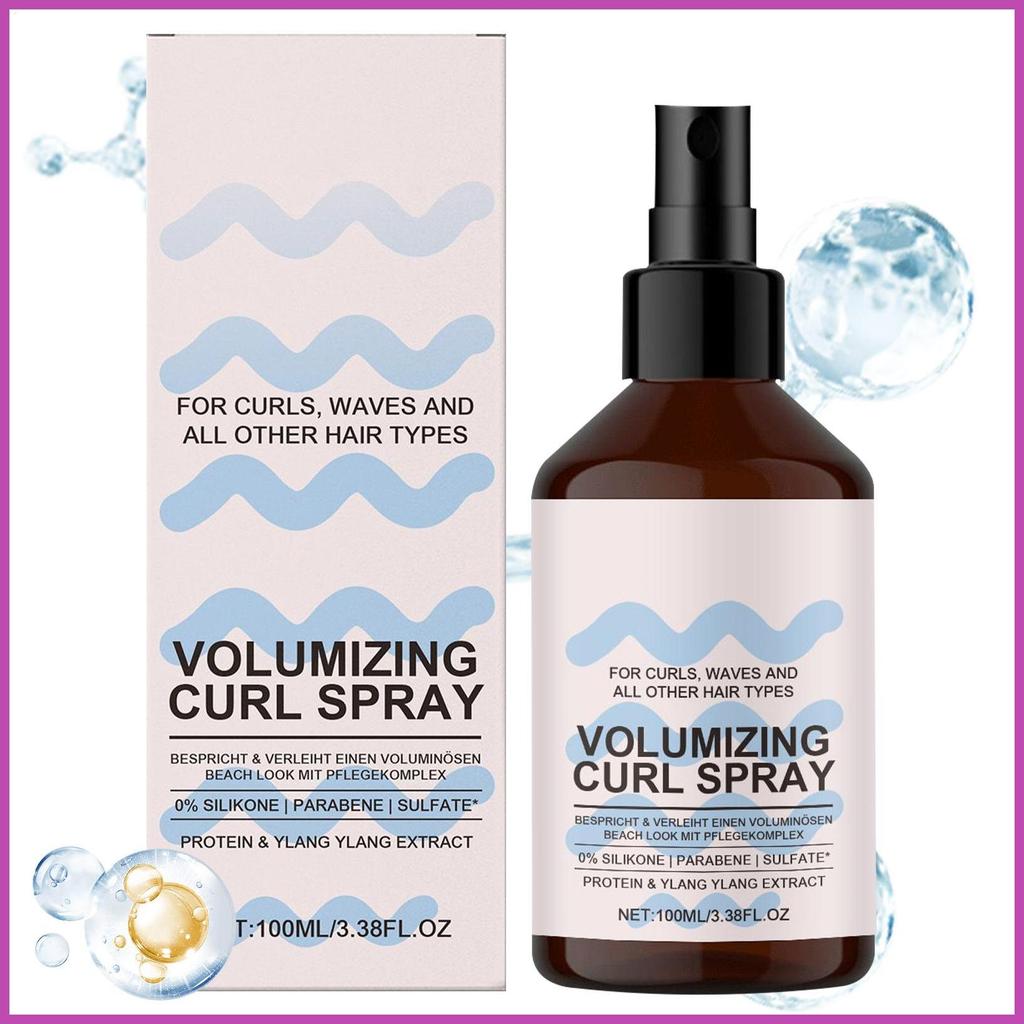 Volume Hair Spray Hydrating Volume Spray for Fine Hair Moisturizing Thickening Styler Curler Hydrati