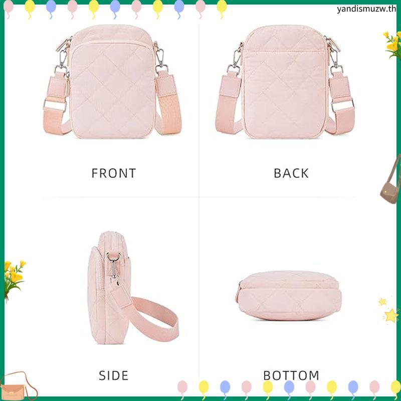 NEW Lada กระเป๋าสะพายข้าง รุ่น Kris Crossbody 3 สี ถอดสายได้ เบานุ่มมือ ใส่โทรศัพท์ได้ กระเป๋าคาดอก