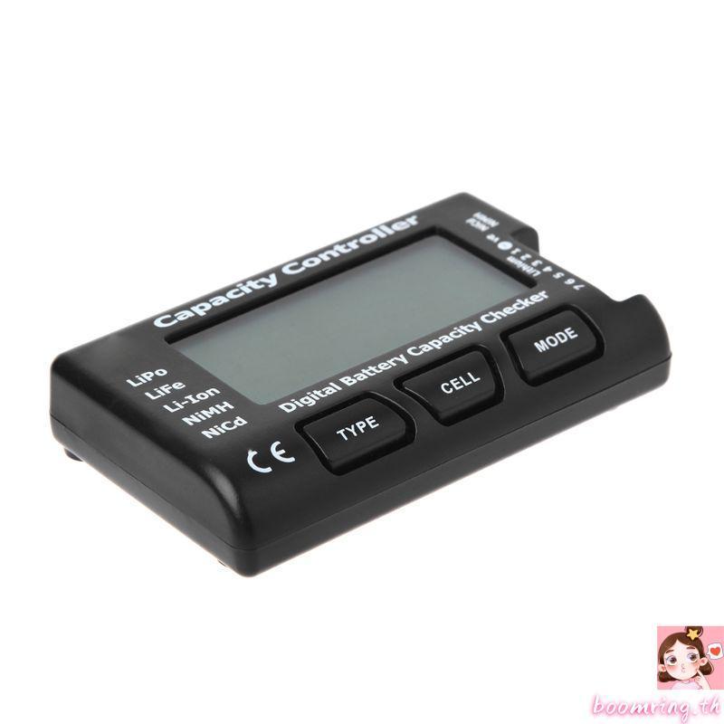 Boom RC CellMeter-7 เครื่องตรวจสอบความจุดิจิตอลสําหรับ Nicd NiMH LiPo LiFe Li-ion
