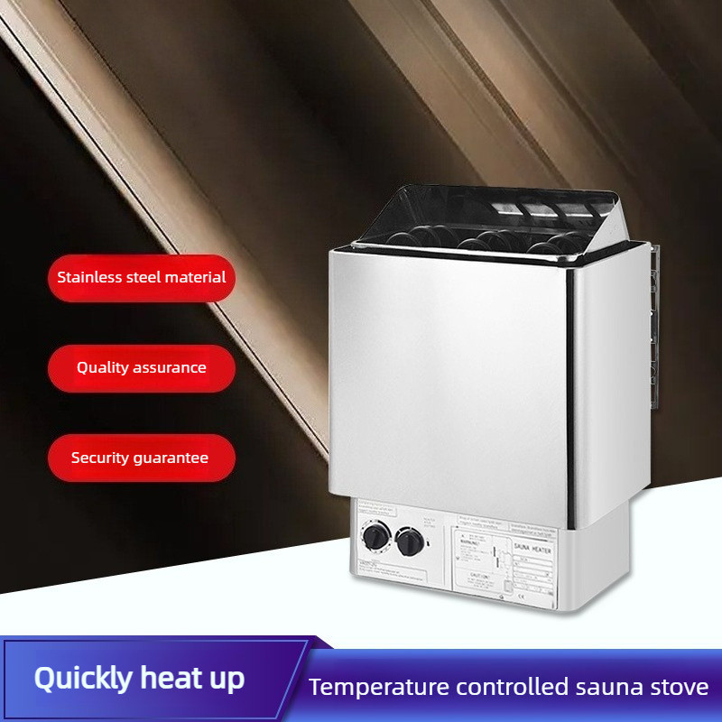 สแตนเลสเตาความร้อนจอแสดงผลดิจิตอลซาวน่าแห้งเตานึ่งมืออาชีพซาวน่าเหงื่ออุปกรณ์ห้อง