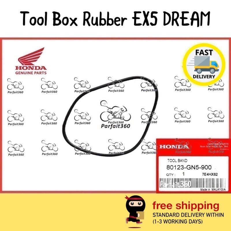 80123-GN5-900 HONDA EX5 DREAM กล่องเครื่องมือยาง / Getah Kotak Spanar Spanner