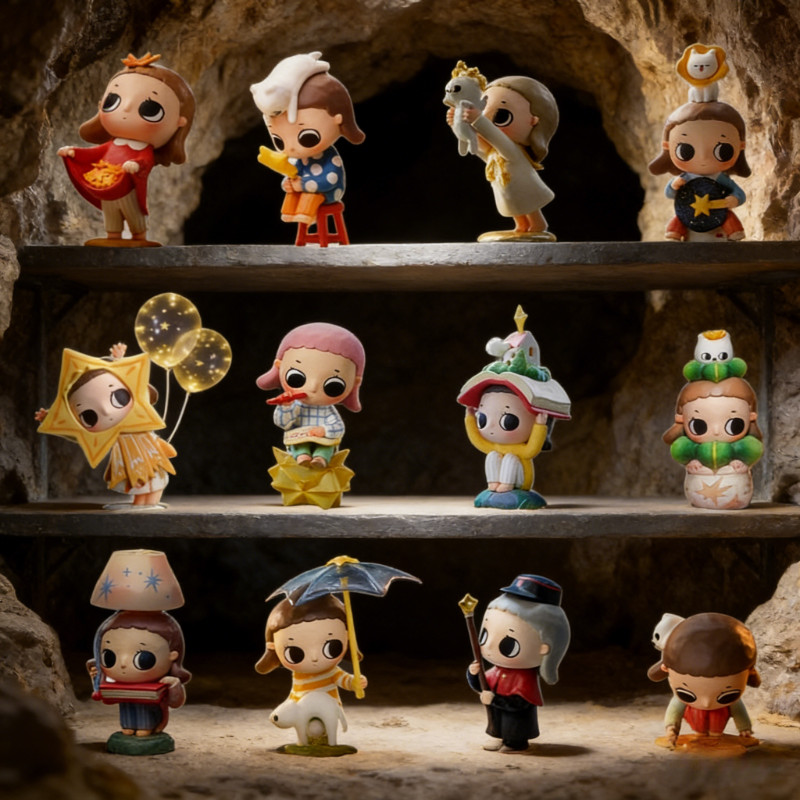 POPMART Nyota You Me All Stars Series รูปของเล่นของขวัญกล่องปริศนา