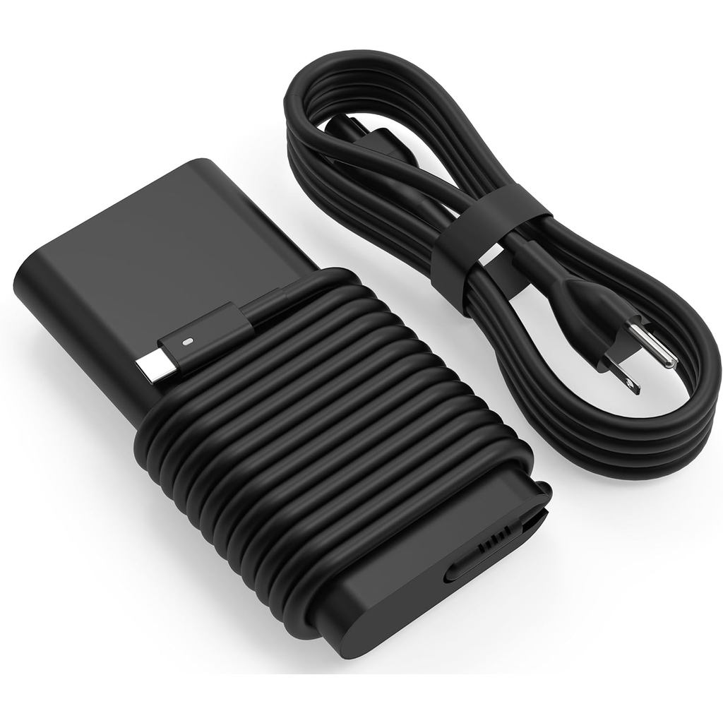 สําหรับ Dell 90W USB C ประเภท C Slim AC Adapter-แล็ปท็อปสําหรับ Latitude 3400 3500 5289 5300 7400 73