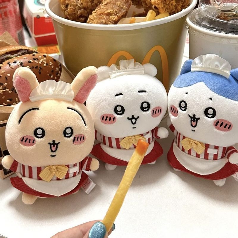 【พร้อมส่ง】chiikawa พวงกุญแจ เคส แท้ ตุ๊กตา พวงกุญแจ ร้านอาหารจี้กระเป๋า jiikawa Limited Chiikawa ตุ๊