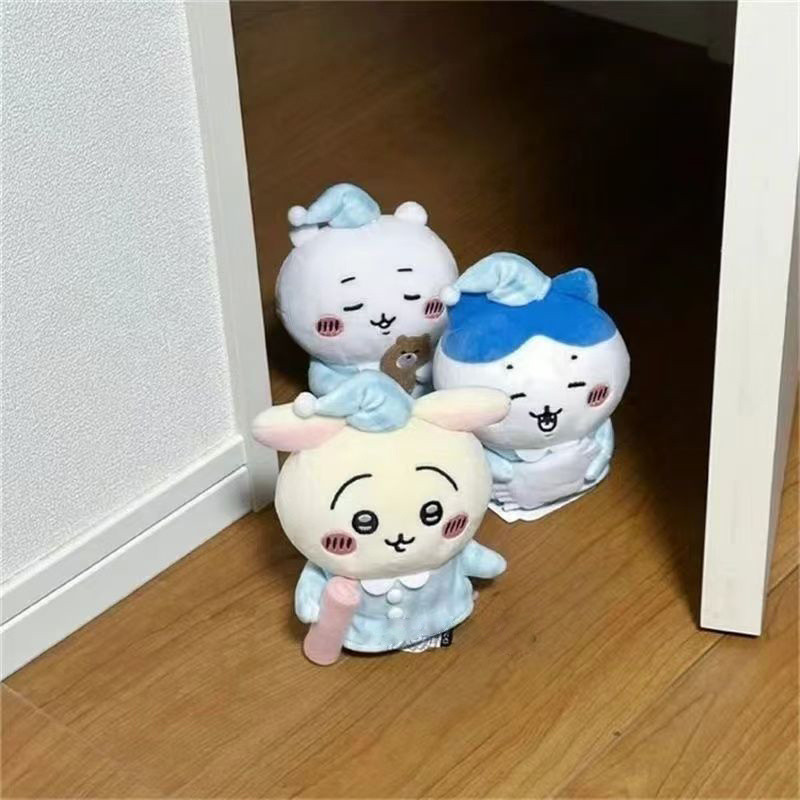 【พร้อมส่ง】chiikawa พวงกุญแจ เคส แท้ ตุ๊กตา พวงกุญแจ jiikawa  Usagi ชุดนอนน่ารักชุดตุ๊กตาตุ๊กตาตุ๊กตา