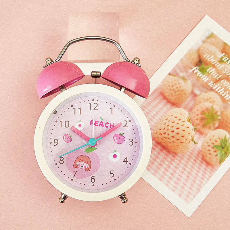 สร้างสรรค์การ์ตูนเด็กปริมาณสูงปลุกนาฬิกาข้างเตียงนักเรียนสร้างสรรค์นาฬิกานาฬิกาโลหะ GH805