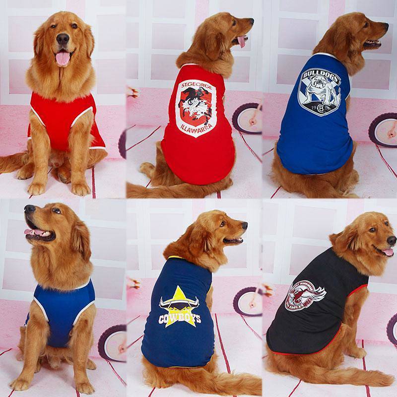 Dog Dog Clothes Thin Summer Clothing Bichon Golden Retriever Husky Large Dog Clothes Medium Large Do
