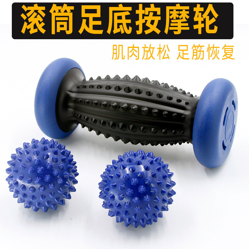 Fascia Ball เท้านวดล้อมือนวดเท้าโยคะล้อนวดกลับเท้า 7OZP