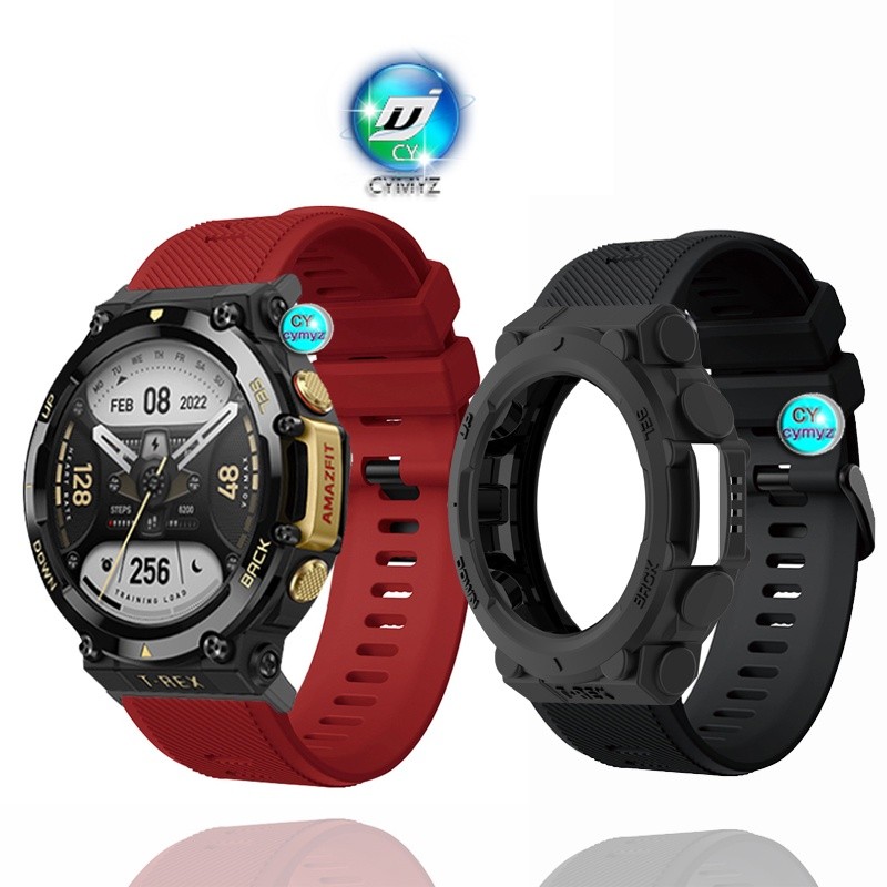 PC2 xiaomi amazfit t rex 2 T-rex 2 สายซิลิโคนสายรัดข้อมือกีฬา huami amazfit trex 2 สาย amazfit t rex