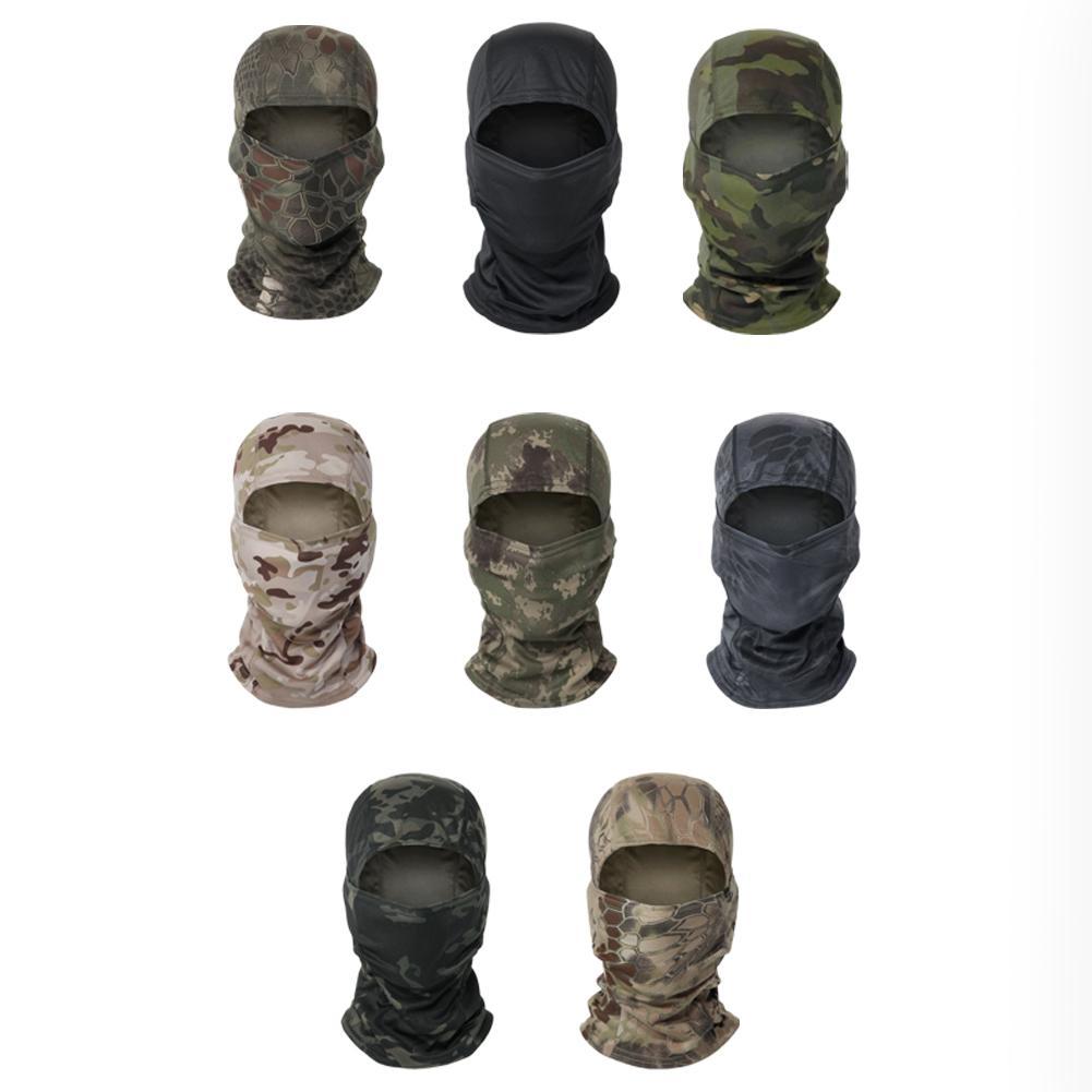 Balaclava Face Mask ครีมกันแดดหมวกCamouflage Climbing Outdoor Full Cycling Windproof R9v9
