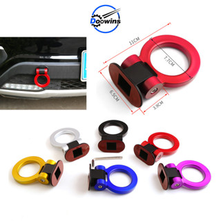 JDM ตกแต่งปลอม Tow Hook สติกเกอร์ชุด Universal Fit รถกันชนด้…