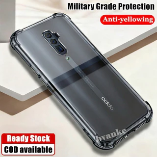 เคสโทรศัพท์สําหรับ OPPO Reno 10X ซูม 6.6 นิ้ว CPH1919 Slim โปร่งแสงซิลิโคนอ่อนนุ่ม Jelly Case พร้อมสี่มุมเสริมฝาครอบโปร่งใส