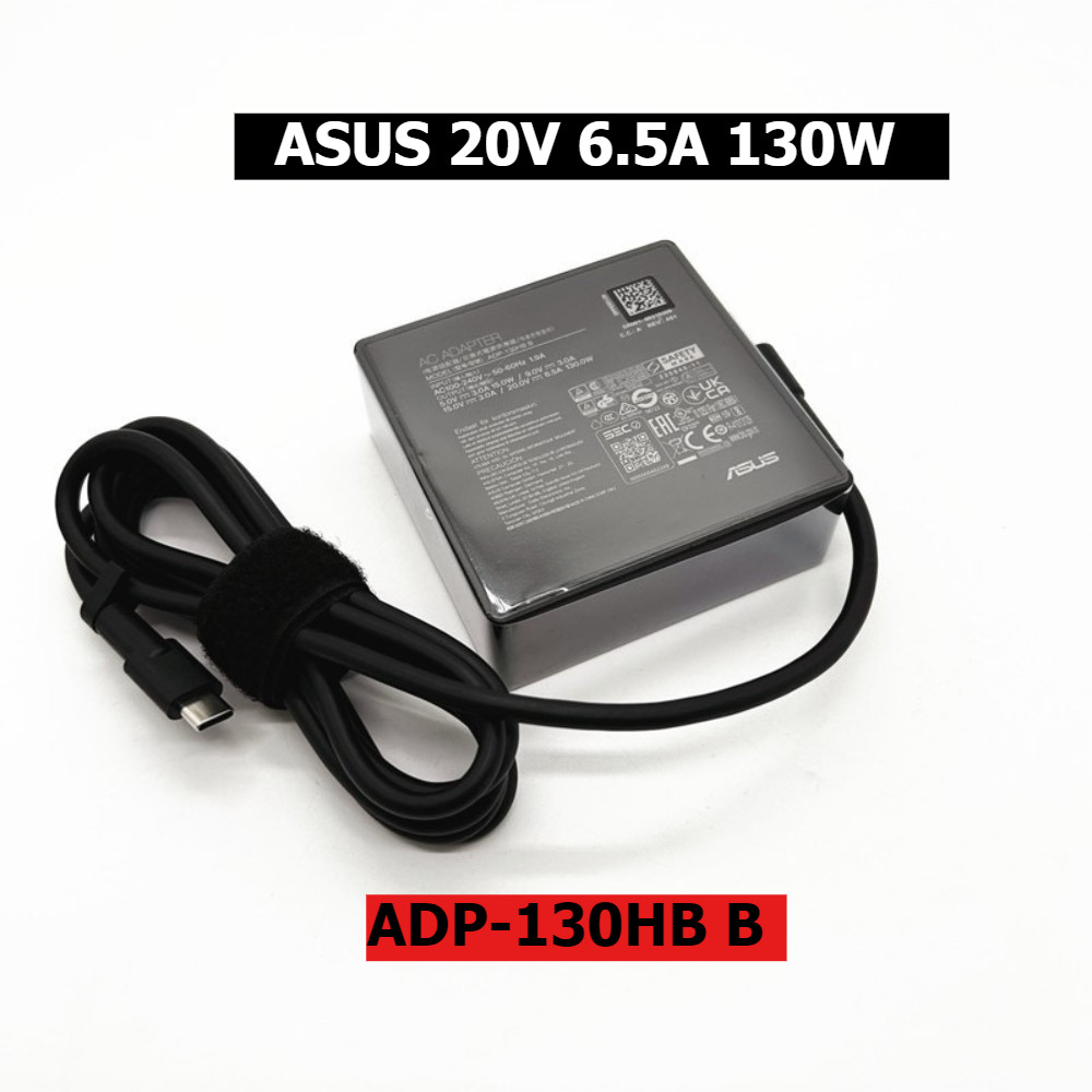 ASUS ROG Z13 GZ301 RTX4060 130W 20V 6.5A TYPE-C อะแดปเตอร์ USB-C ADP-130HB B Power Charger