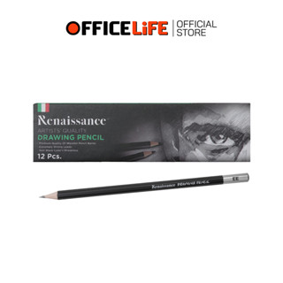 Renaissance (เรนาซองซ์) ดินสอไม้ ดินสอเกรดวาดรูป Drawing Pen…