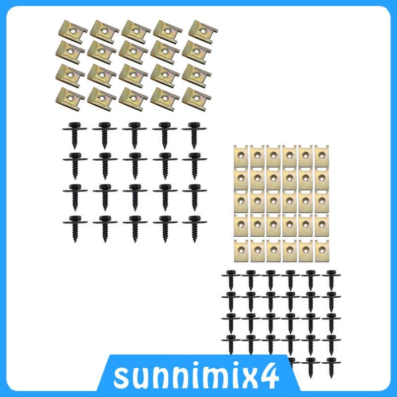 [H2Sports] U Nuts Kit J98 + J260 ทนทาน Mudguard สกรู Fastener อะไหล่รถยนต์เปลี่ยนยานยนต์สําหรับ BMW 