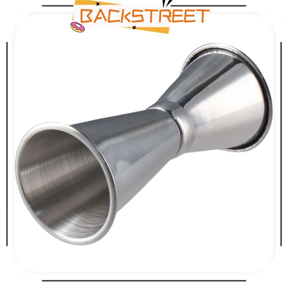BACKSTAGEEET Double Jigger, OZ/ML Shot Bar วัด Jigger, วัดการวัดสแตนเลส Inside Bar Jigger เครื่องดื่