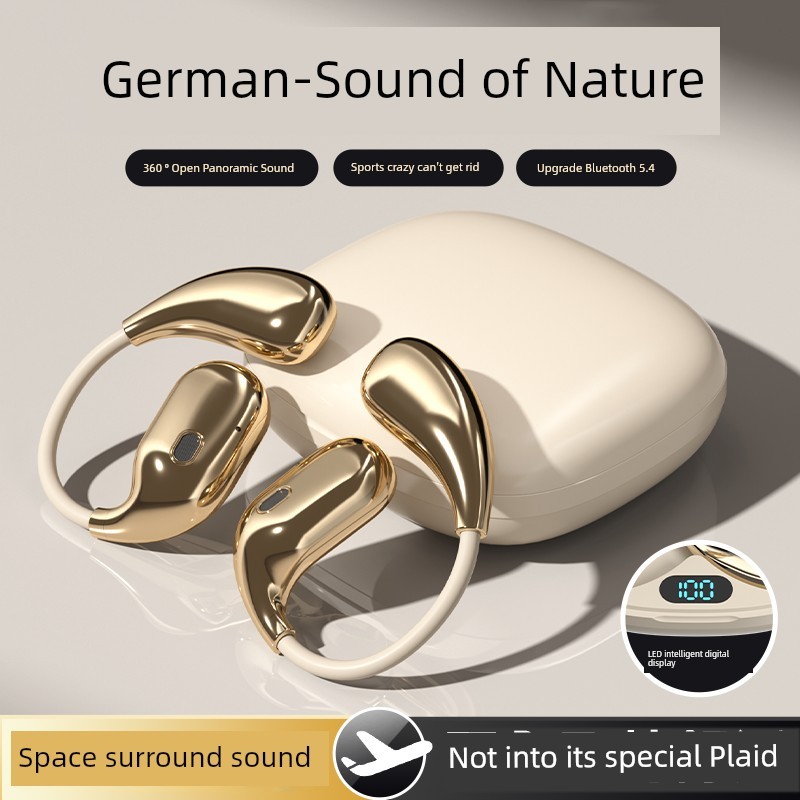 หูฟัง bluetooth หูฟังบลูทูธ ชุดหูฟังเยอรมัน เบอร์ลิน 2025 ชุดหูฟังบลูทูธการนํากระดูกไม่ในหูไร้สายแขว