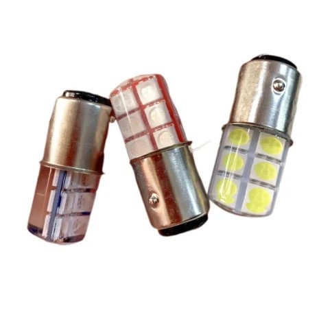 MATA LED หยุด Jelly Light 1157 5050 12 ตา 12smd Jelly Strobe รถรถจักรยานยนต์คุณภาพสูง LDM