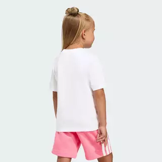 adidas ไลฟ์สไตล์ เสื้อยืดพิมพ์ลาย SUMMER ADVENTURES สำหรับเด็ก เด็ก สีขาว KA0516