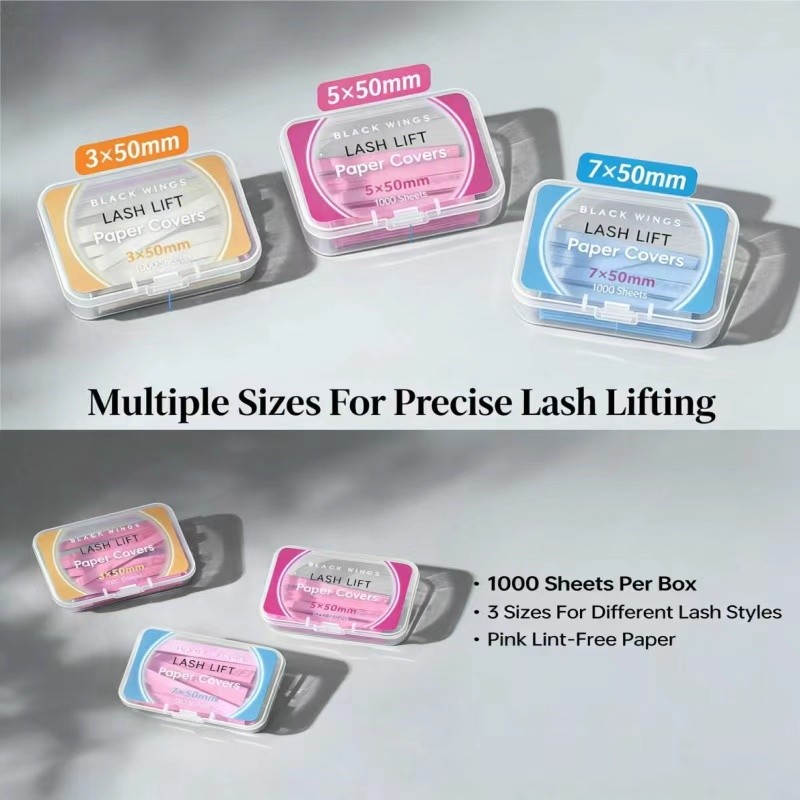 กระดาษดัดขนตา Eyelash Curler แต่งหน้า LashLifting Tools Lashes Rods