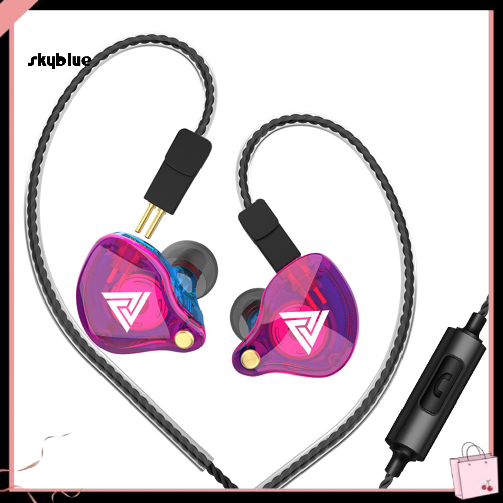 [Sy] QKZ VK4 Universal ที่ถอดออกได้ In-Ear Bass หูฟังแบบมีสายหูฟังเพลงพร้อมไมโครโฟน