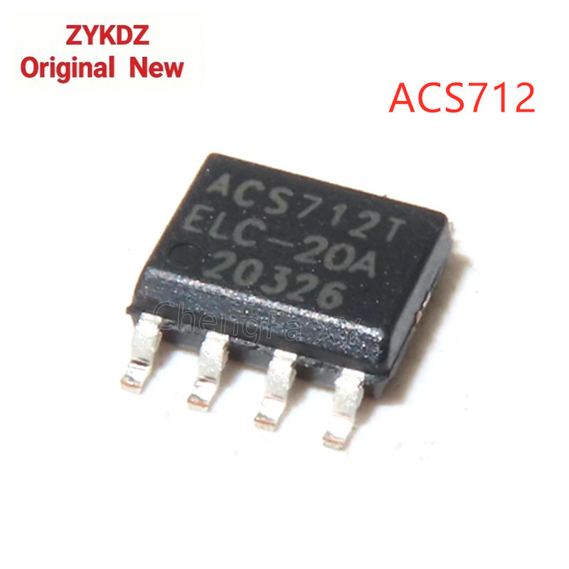 ชิปเดิม 5PCS ACS712ELCTR-05B-T ACS712ELCTR-20A-T ACS712ELCTR-30A ACS712T SOP-8