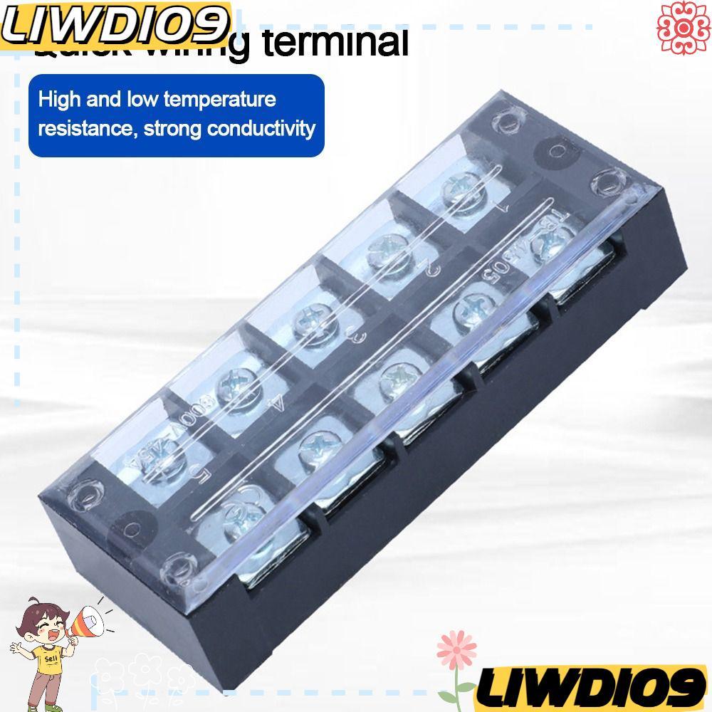 LIWD Strip Block Terminal, Dual Row พร้อมสกรู Terminal Block, เทอร์มินัลบล็อกไฟฟ้าบอร์ดสายไฟคงที่ไฟฟ