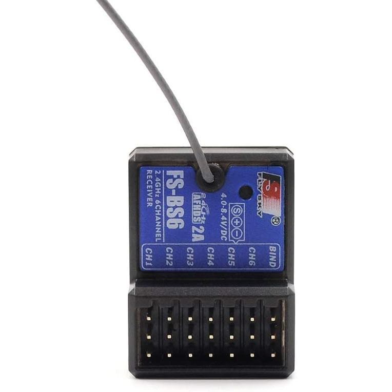 Flysky FS BS6 ตัวรับสัญญาณ 2.4 Ghz 6CH สําหรับ Flysky FS-GT5 FS-IT4S FS-i6 FS-i6X เครื่องส่งสัญญาณ R