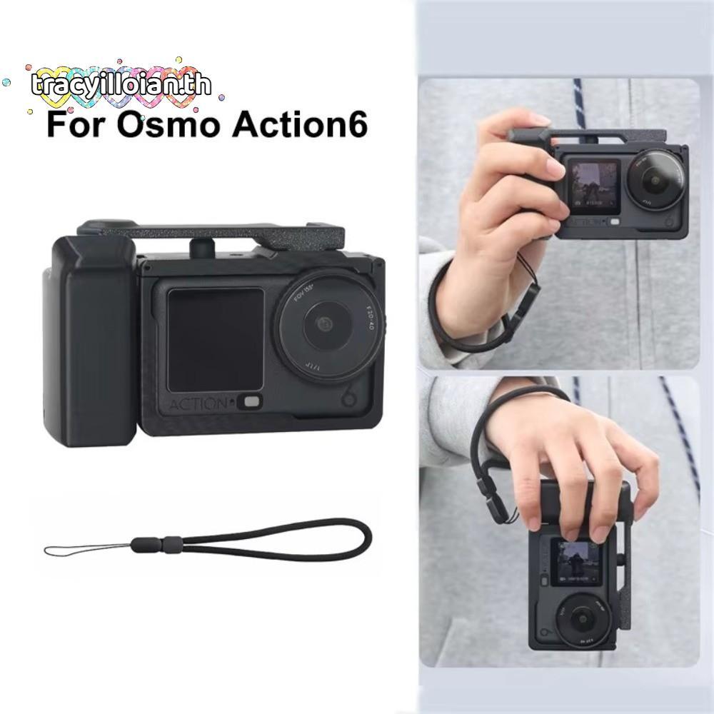 TRACYILLOIAN Xplorer Grip Kit กรอบกล้อง, น้ําหนักเบา Quick Release กล้อง Grip Handle, ปุ่มชัตเตอร์พล