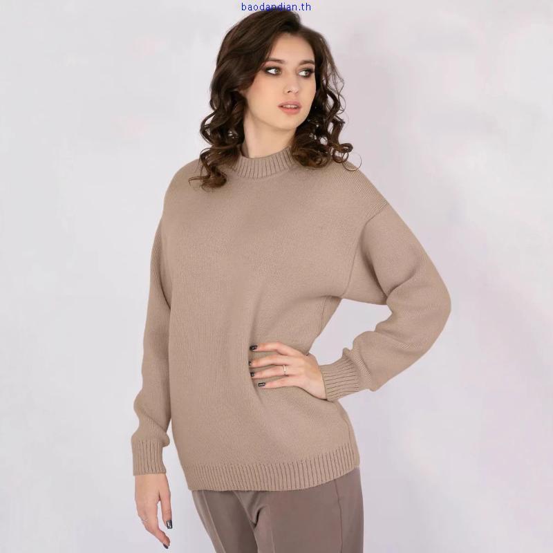 SNOWCOVER - SC168 Franky Sweater เสื้อไหมพรมคอกลม ที่ทุกคนต้องมี ผ้านุ่มมาก ยืดเยอะ ใส่สบาย ความหนาพ