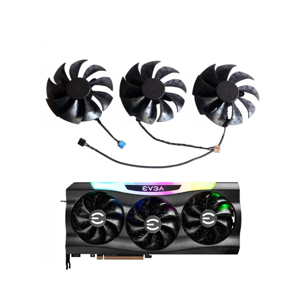 EVGA EVGA RTX3070 3070ti 3080ti 3090 FTW3 กราฟิกการ์ดพัดลมเงียบ