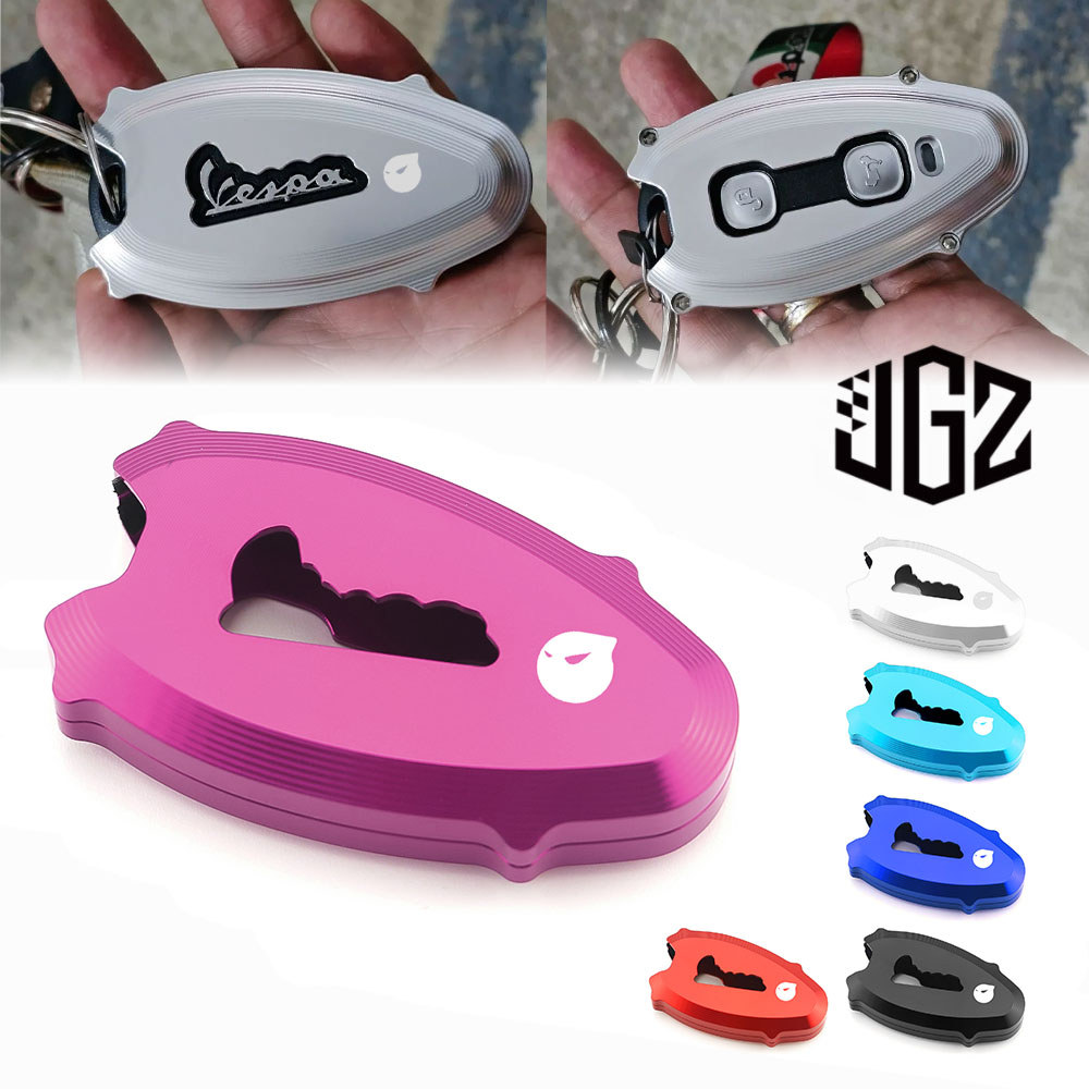 CNC Key Shell สําหรับ Vespa Sprint Tech 2025 / GTS 300 Keyless Key Case Sprint S150 Tech Key Cover