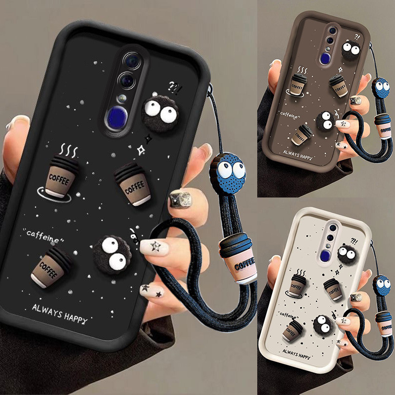 เคส oppo f11 เคส oppo f11 pro ถ้วยกาแฟ เคสโทรศัพท์ป้องกันการตก