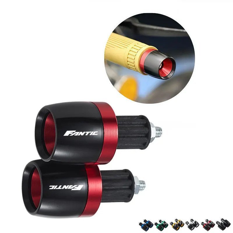 2PCS Handlebar Grips ปลั๊กสําหรับ FANTIC CABALLERO FLAT TRACK 125 250 500 RALLY/SCRAMBLER 500 ENDURO