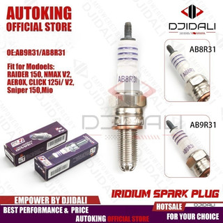 Iridium Spark Plug AB8R31 For Yamaha NMAX Aerox Mio Sniper Honda Click Beat PCX 125 150 Raider 150 AB9R31