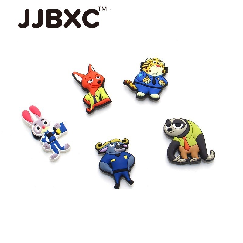 JJBXC ตัวติดรองเท้า charm ลายการ์ตูนสัตว์สุดน่ารัก สนุกสดใส แฟชั่น DIY ใช้ได้กับรองเท้าหลายแบบ อุปกรณ์ตกแต่งรองเท้า - รูปที่ 3