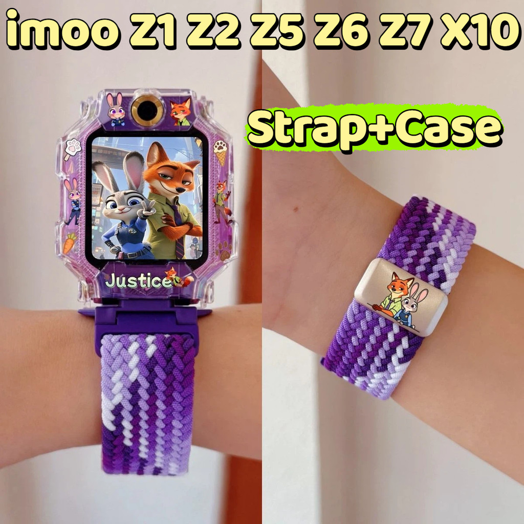 Crazy Zoo สายรัดแม่เหล็ก + เคสป้องกัน Imoo Z1 Z2 Z6 Z7 Z3 Z5 imoo x10 สายรัดแม่เหล็ก Imoo Z1 สายรัด Imoo Z6 สายรัด Imoo Z7 สายรัด ImooX10 สายรัด