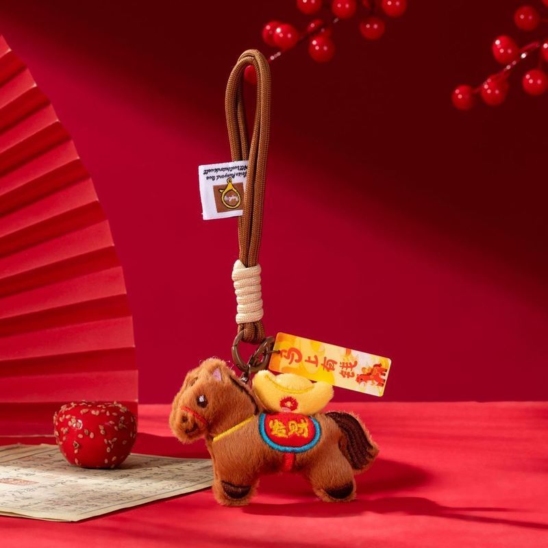 สต็อกปีม้า จี้ตุ๊กตา สร้อยคอน่ารัก สำหรับปีใหม่และของขวัญมงคล - รูปที่ 2